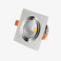 Spot industriel LED carré et métallique Yaninah Basile Silhouette - Géométrie & Élégance Visuelle