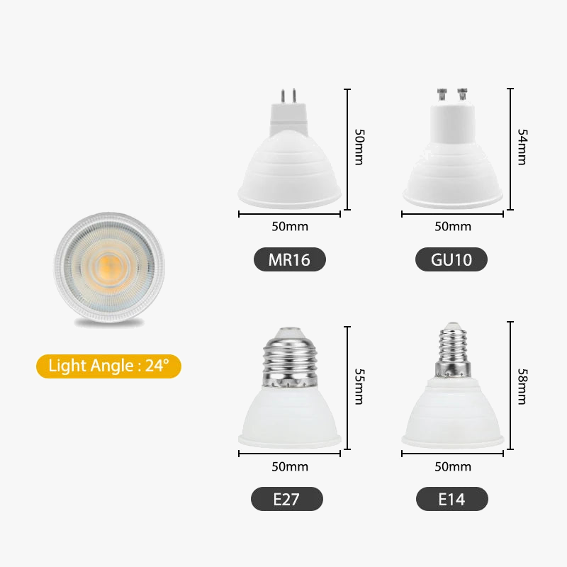 spot lampe à led gu10 mr16 ampoule lumineuse pour intérieur
