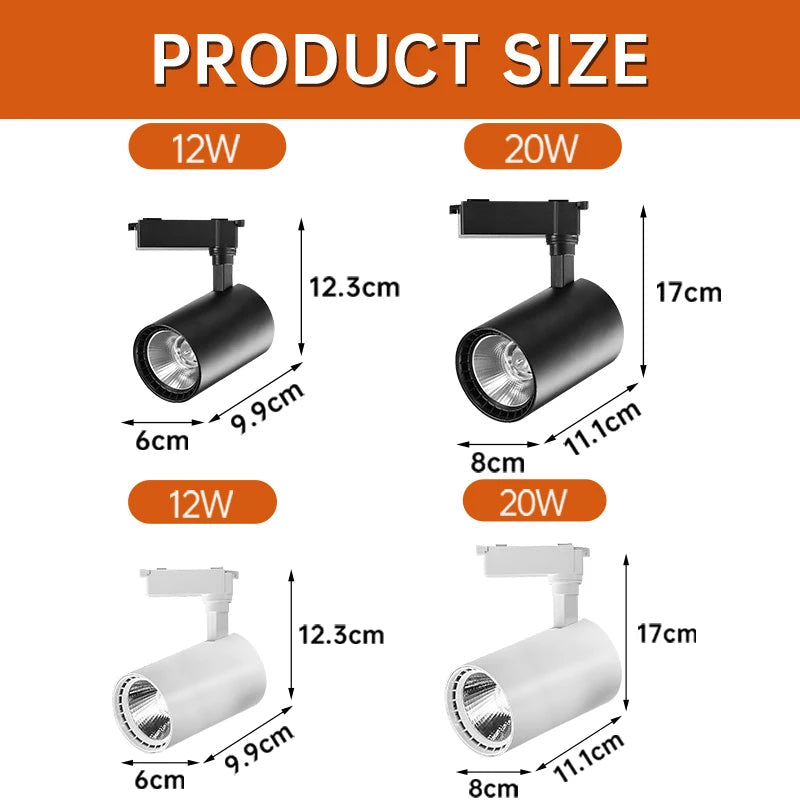 Spot — LED de suivi pour éclairage intérieur moderne