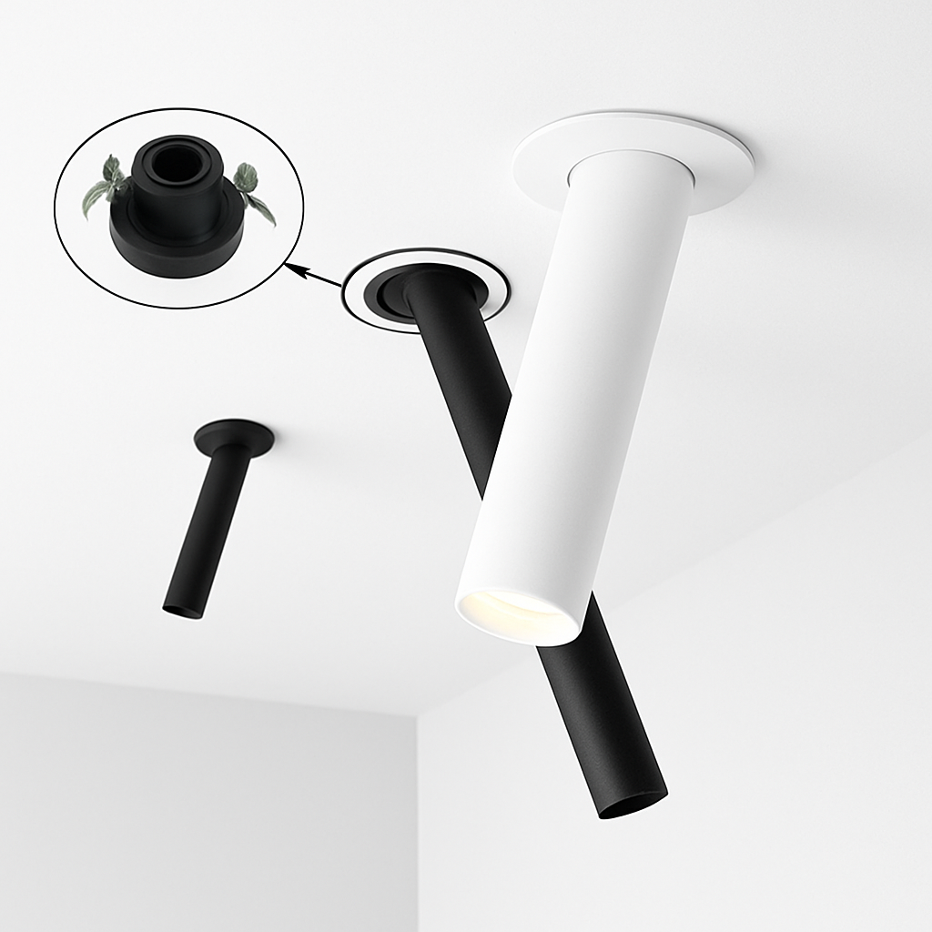 Spot — LED en tube dirigeable Moderne
