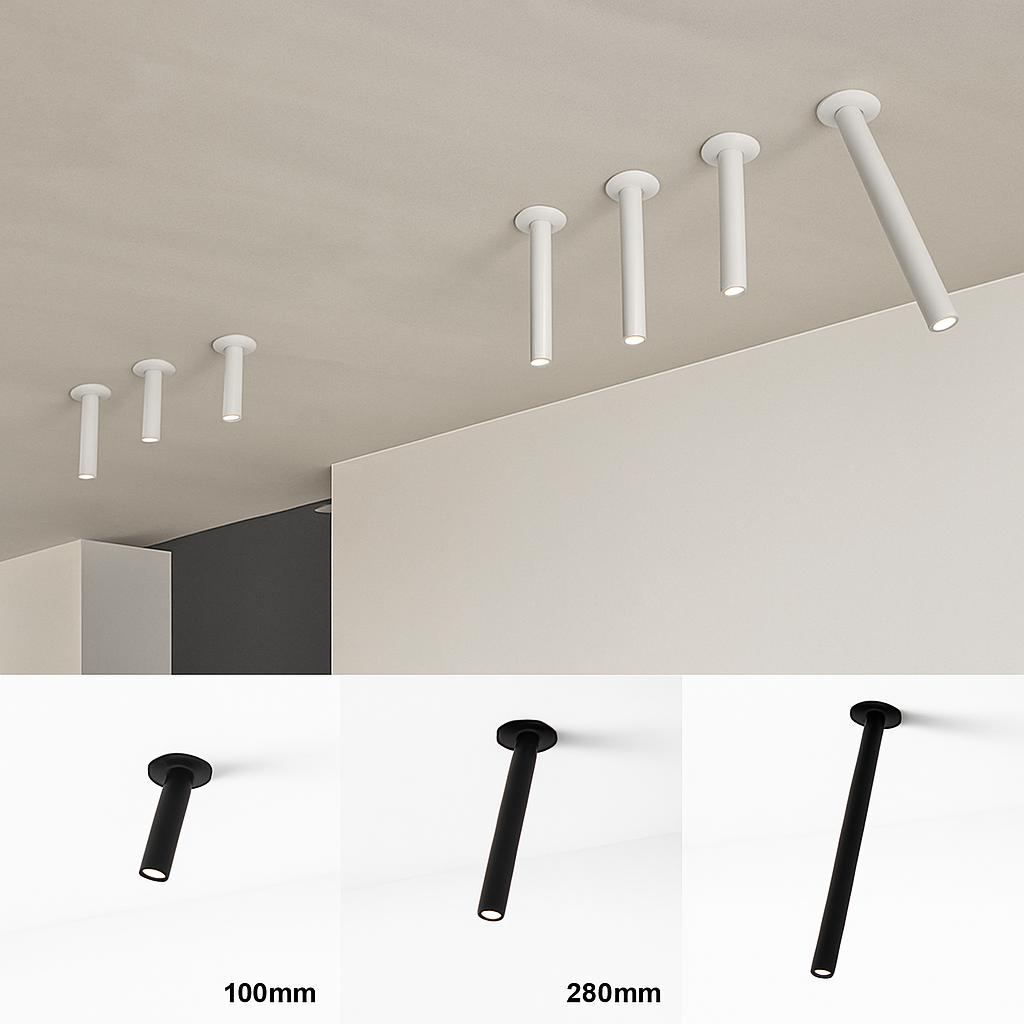 Spot — LED en tube dirigeable Moderne