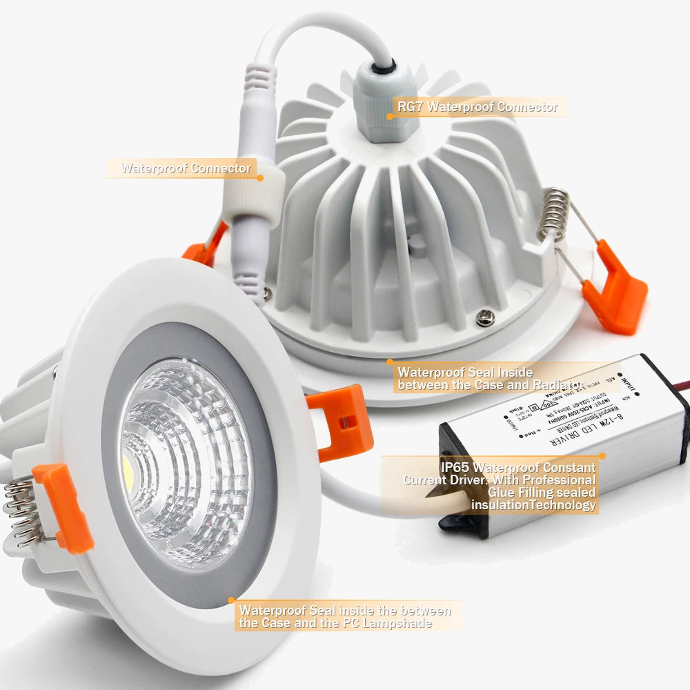 Spot — LED encastré étanche pour extérieur et salle de bain