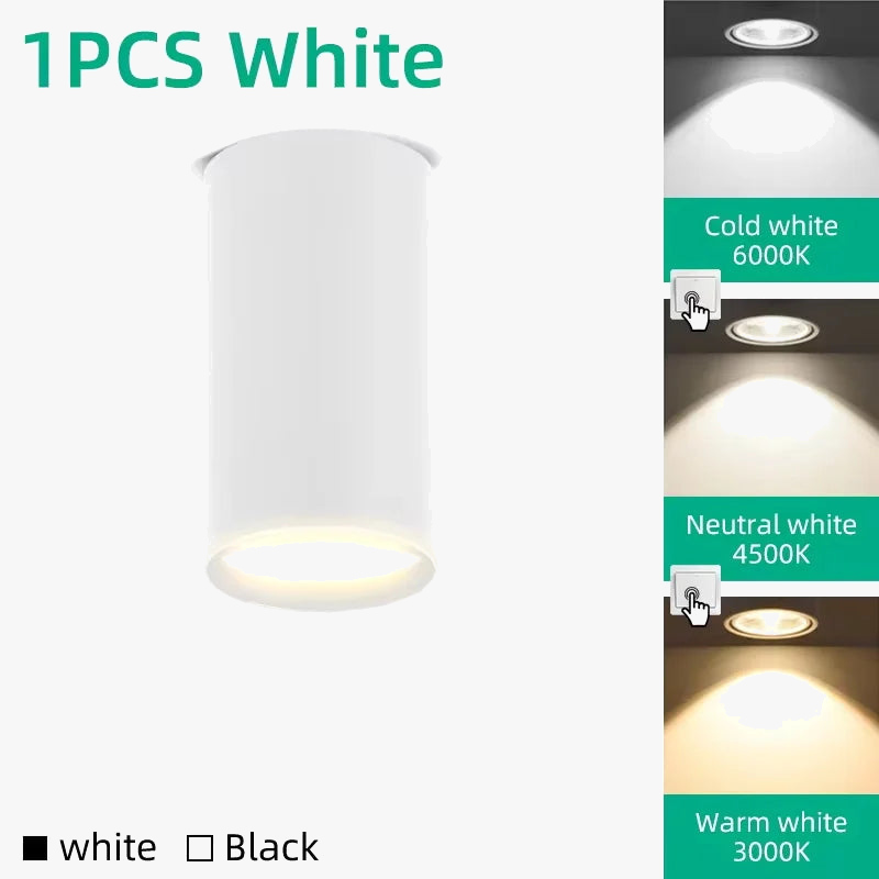 Spot led encastrable aluminium pour éclairage intérieur moderne Hermine Onde - Esprit Contemporain & Décor Élégant