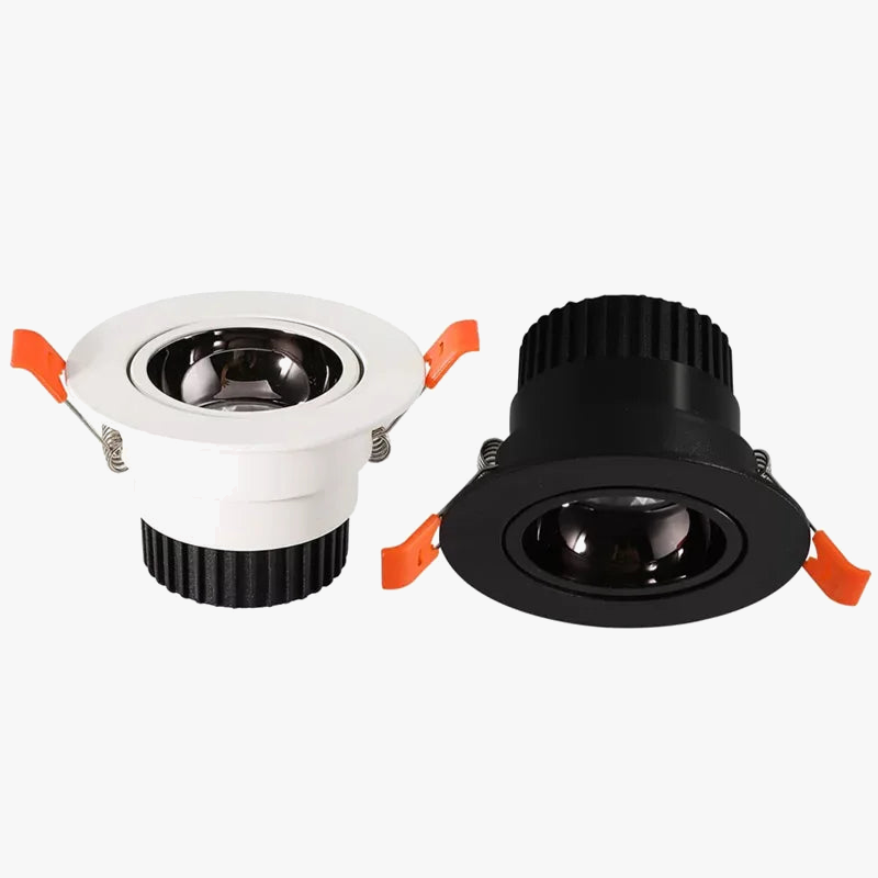Spot led encastrable antireflet avec intensité variable pour éclairage intérieur Madeline Équinoxe en Aluminium - Lignes Dessinées & Décor Raffiné