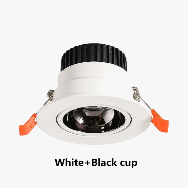 Spot led encastrable antireflet avec intensité variable pour éclairage intérieur Madeline Équinoxe en Aluminium - Lignes Dessinées & Décor Raffiné