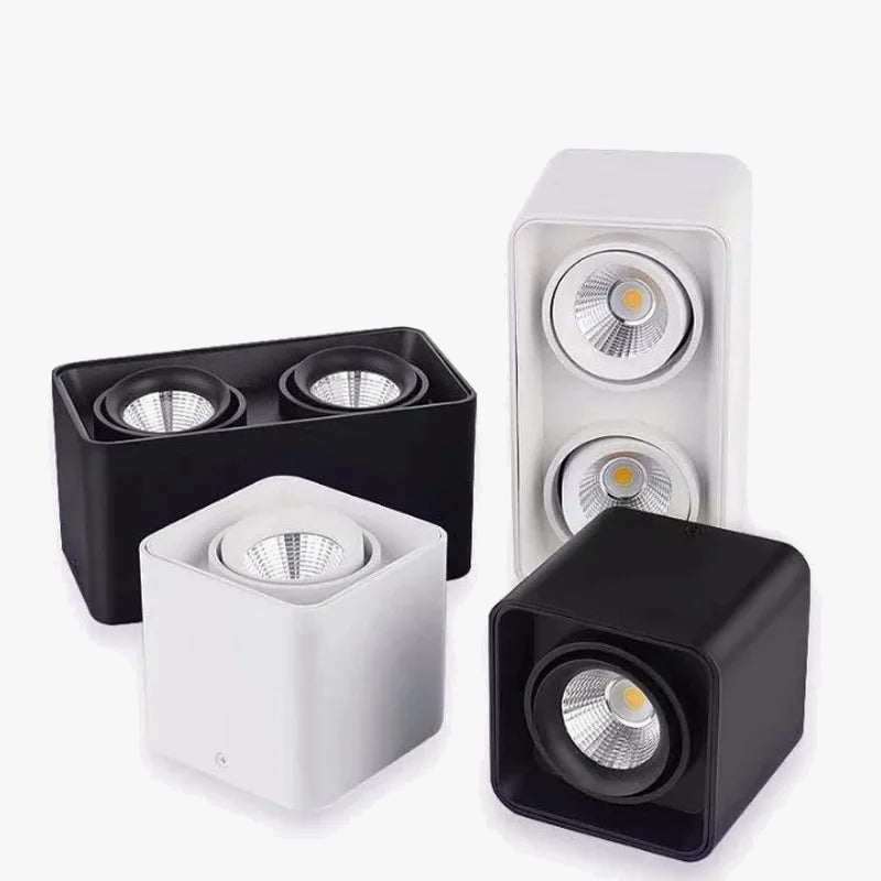 Spot led encastrable avec ampoule remplaçable à angle réglable Aurèle Respire en Aluminium - Lignes Dessinées & Décor Raffiné