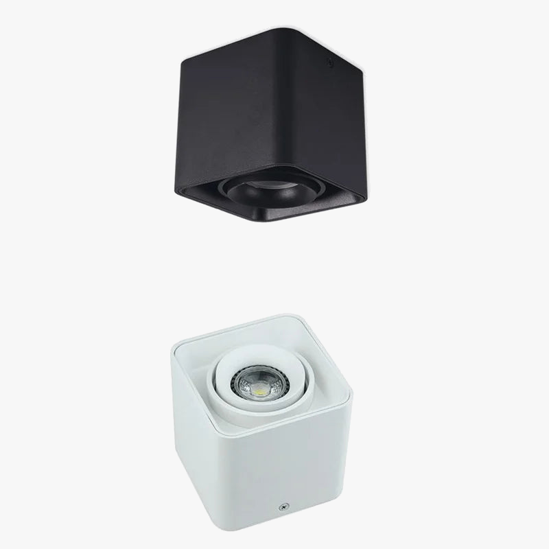 Spot led encastrable avec ampoule remplaçable à angle réglable Aurèle Respire en Aluminium - Lignes Dessinées & Décor Raffiné