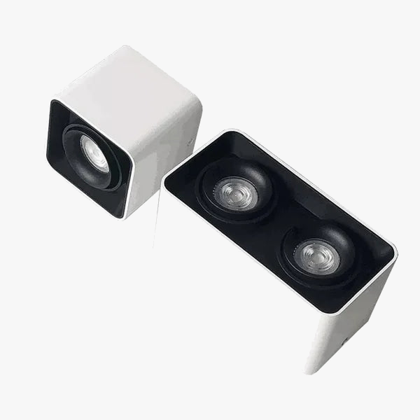 Spot led encastrable avec ampoule remplaçable à angle réglable Aurèle Respire en Aluminium - Lignes Dessinées & Décor Raffiné