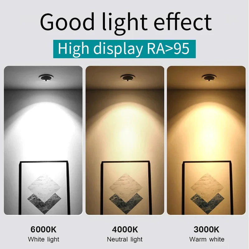 Spot led encastrable avec angle de faisceau réglable pour magasin commercial Marin Résonance en Aluminium - Une Présence Décorative Affirmée