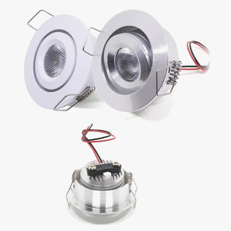 Spot led encastrable inclinable réglable en hauteur pour intérieur Coralie Rondeau en Aluminium - Simplicité & Caractère au Quotidien