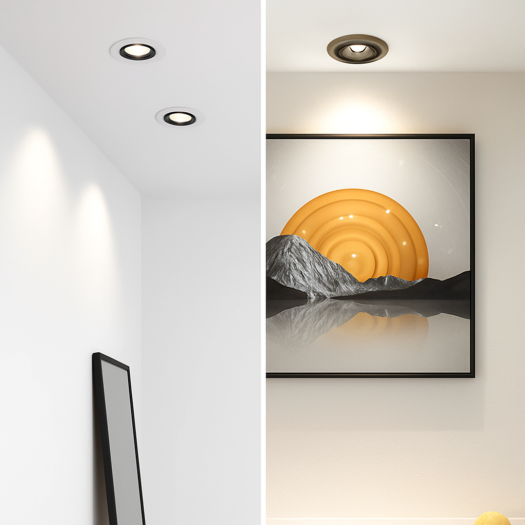 Spot led encastrable rotatif 360 degrés pour intérieur Adélie Horizon en Aluminium - Simplicité & Caractère au Quotidien