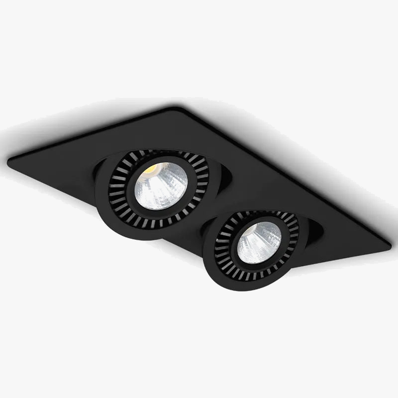 Spot led encastrable rotatif et réglable de haute qualité Elvire Résonance en Aluminium - Caractère & Élégance dans le Décor