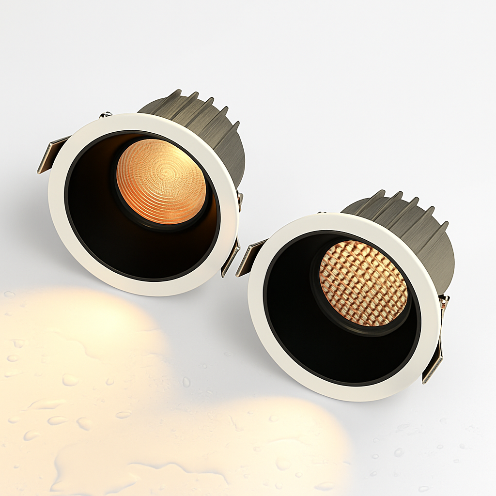 Spot — LED encastrable étanche antireflet pour intérieur et extérieur