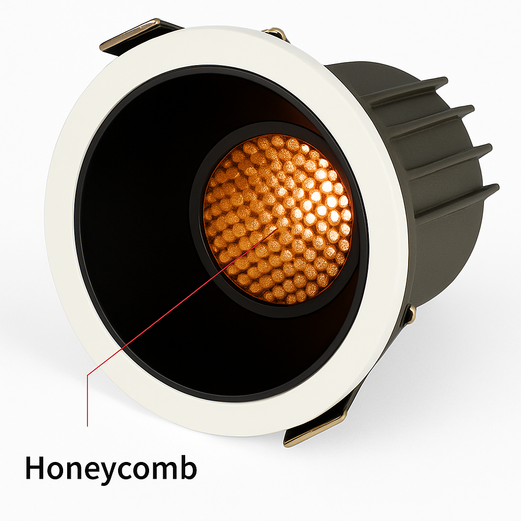 Spot — LED encastrable étanche antireflet pour intérieur et extérieur