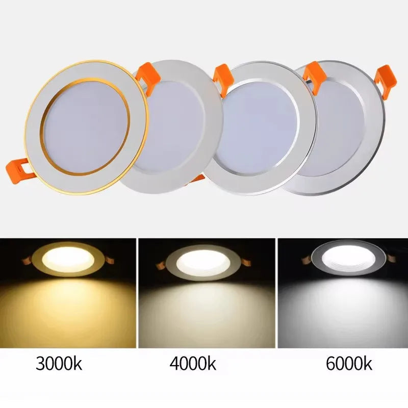 Spot led encastrable trois tons lumière encastrée moderne Madeleine Résonance - Une Note Actuelle dans le Décor