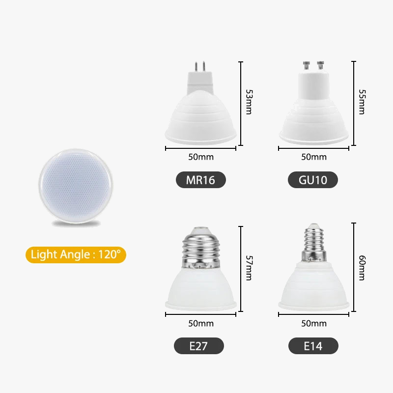 Spot — LED gu10 mr16 éclairage intérieur économique et durable