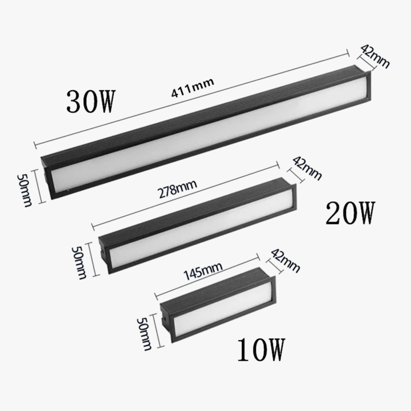 Spot led à intensité variable éclairage encastré créatif linéaire Galane Éclaircie - Une Ligne Élégante dans le Décor