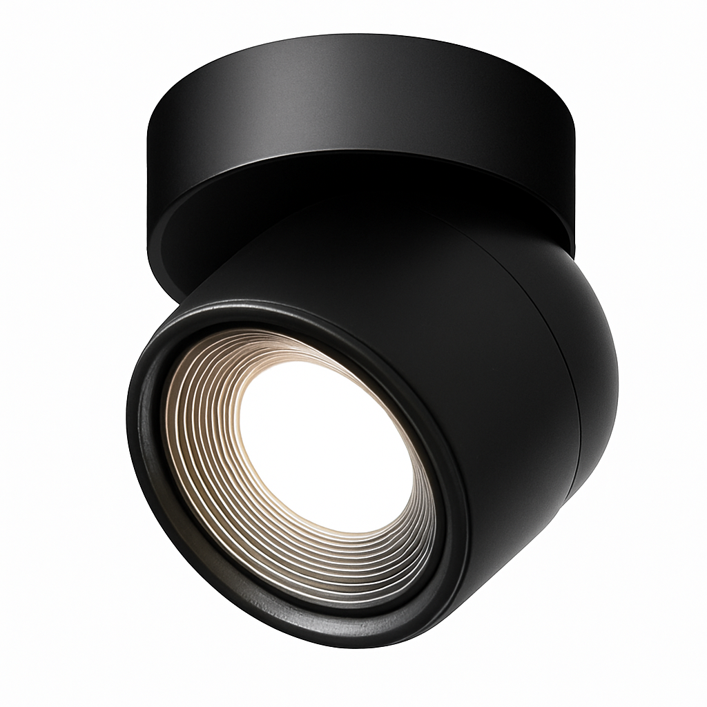 Spot led moderne 360° réglable en aluminium pour intérieur Samia Chant - Une Note Actuelle dans le Décor