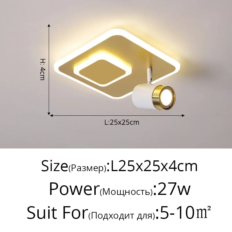 Spot led monté en surface pour allée et porche Pia Orée en Aluminium - Lignes Dessinées & Décor Raffiné