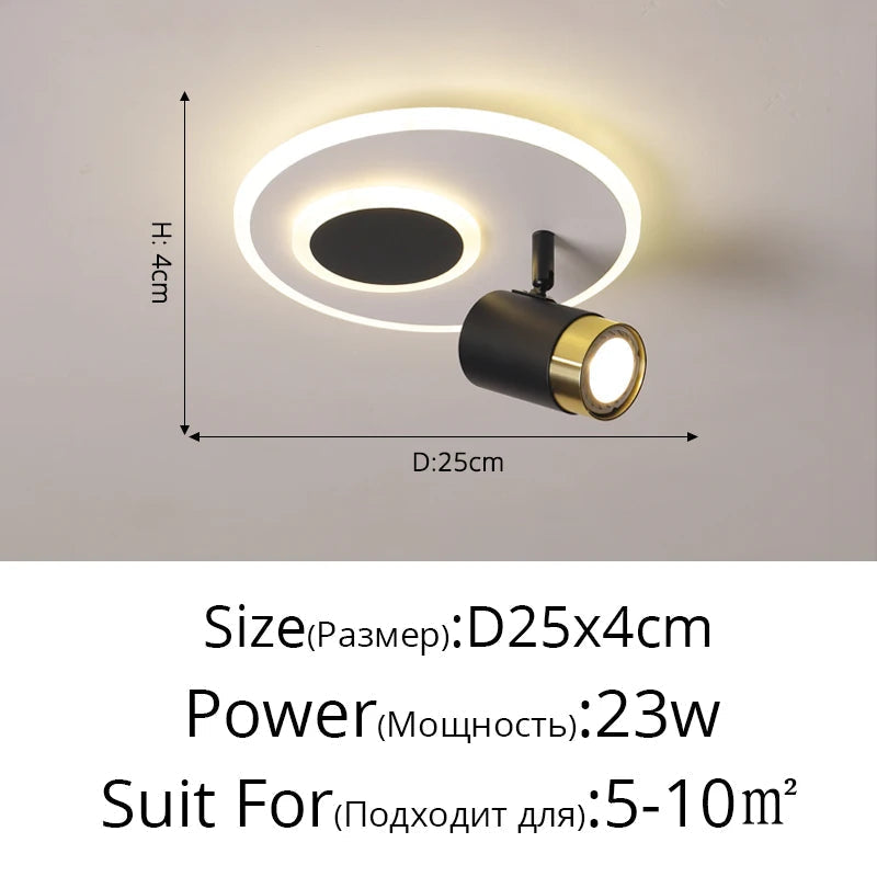 Spot led monté en surface pour allée et porche Pia Orée en Aluminium - Lignes Dessinées & Décor Raffiné
