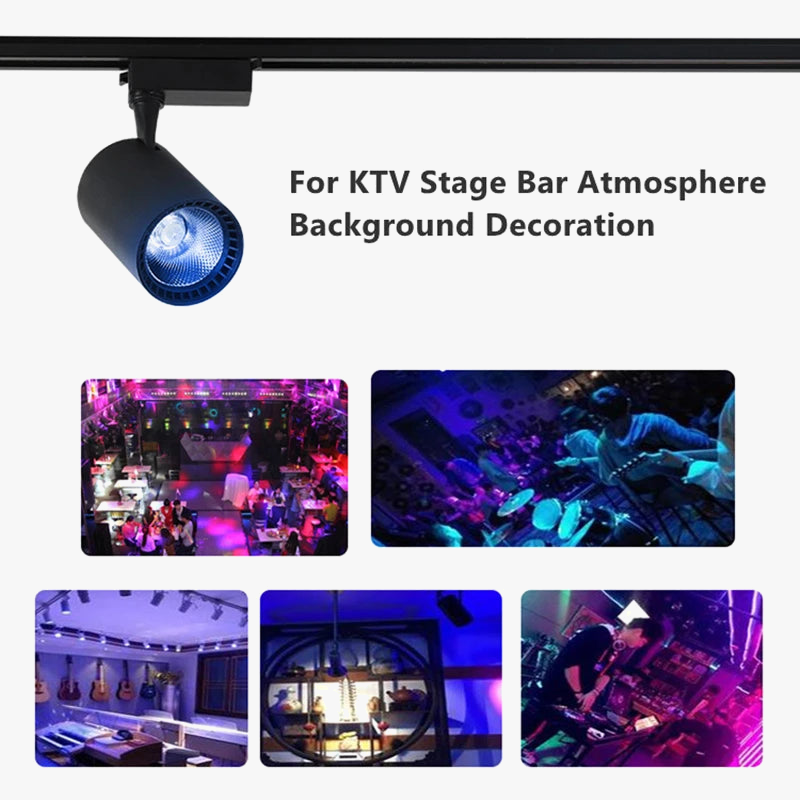Spot — LED rgb sur rail pour éclairage d'ambiance dynamique