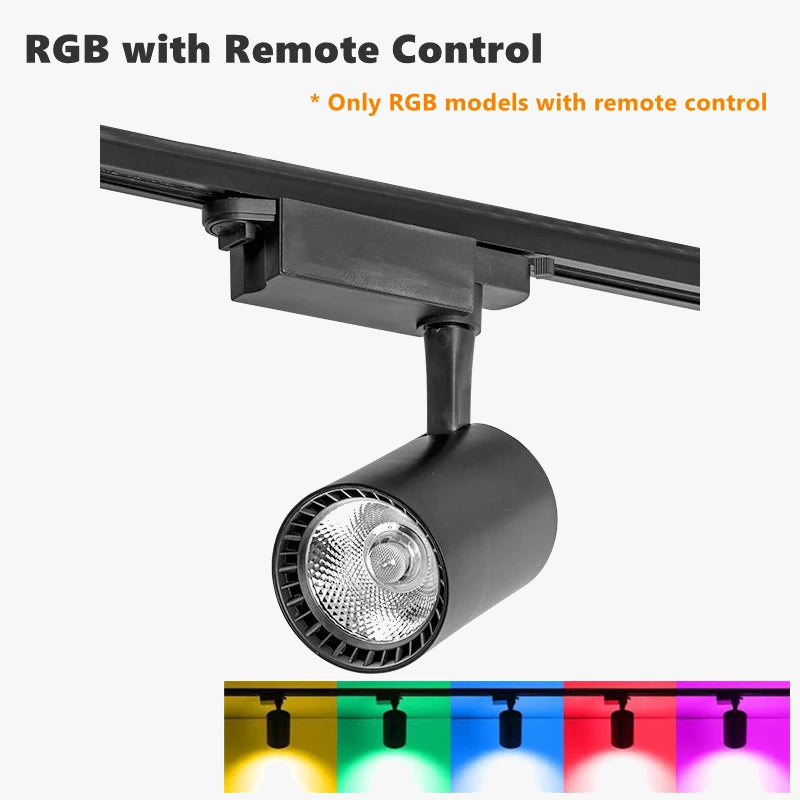 Spot — LED rgb sur rail pour éclairage d'ambiance dynamique