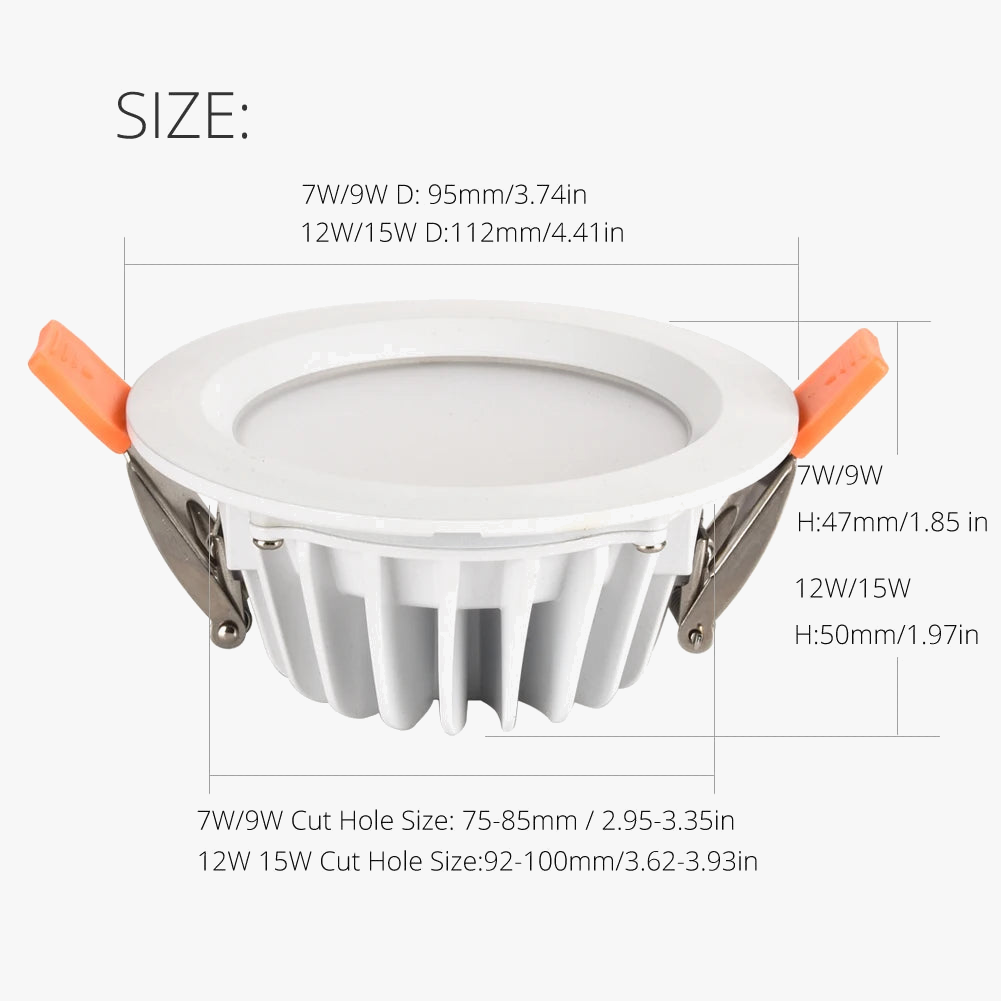 Spot — LED étanche ignifuge pour éclairage intérieur et extérieur