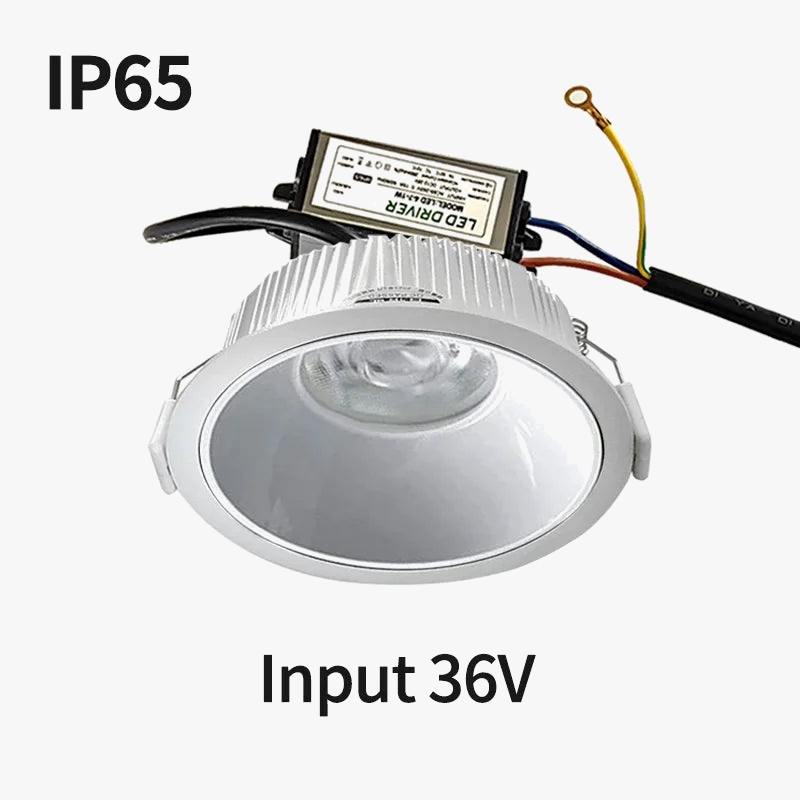 Spot led étanche résistant à l'humidité et au brouillard Constance Clairval en Aluminium - Une Présence Décorative Affirmée