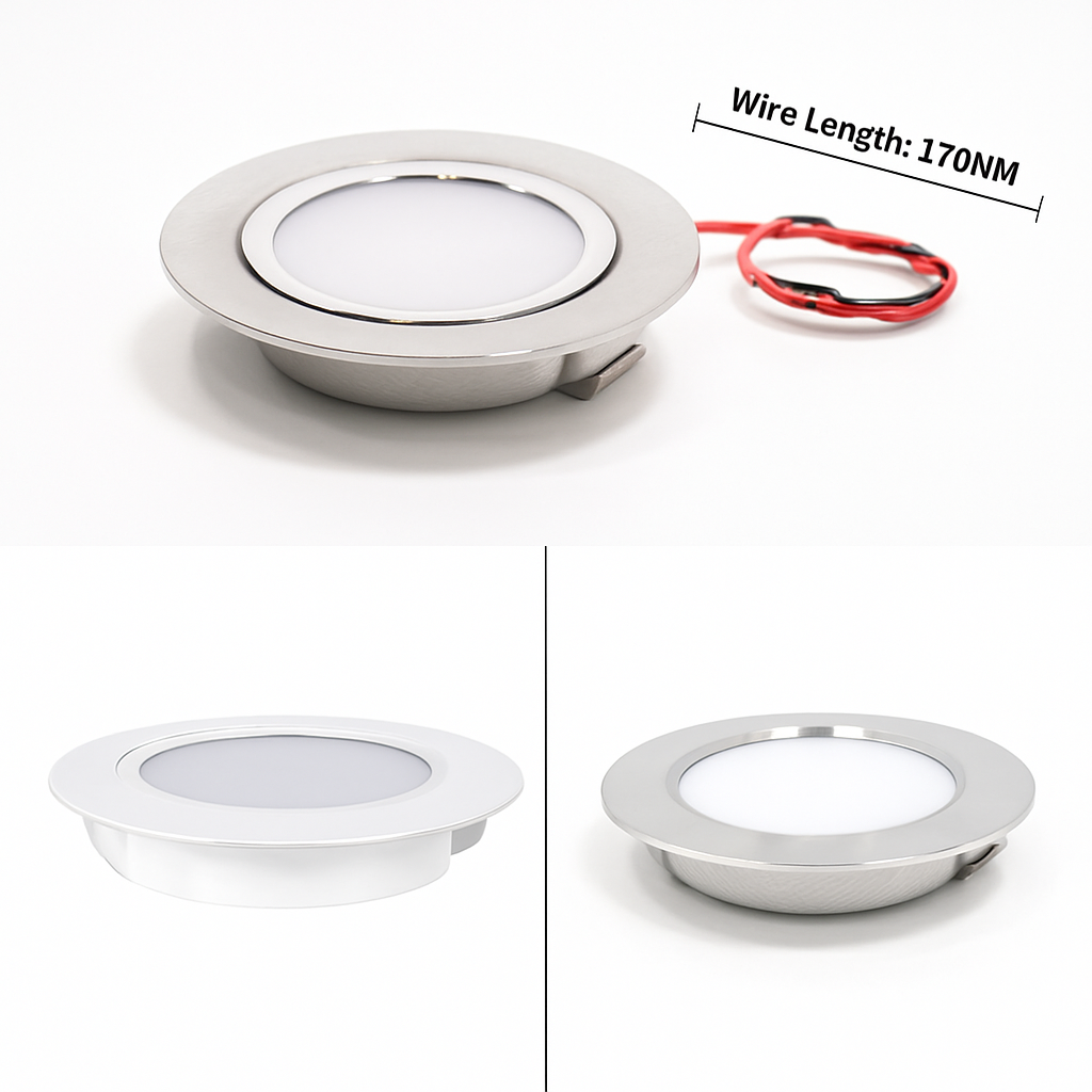 Spot — LED étanche ultra mince pour éclairage intégré intérieur extérieur
