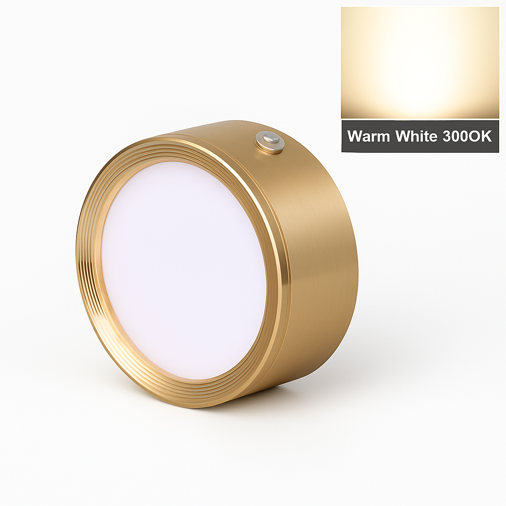 Spot LED Ultra mince sans conducteur Mona Florilège en Aluminium - Caractère & Élégance dans le Décor