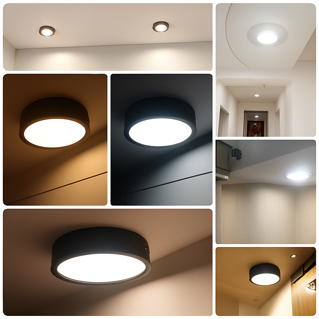 Spot LED Ultra mince sans conducteur Mona Florilège en Aluminium - Caractère & Élégance dans le Décor