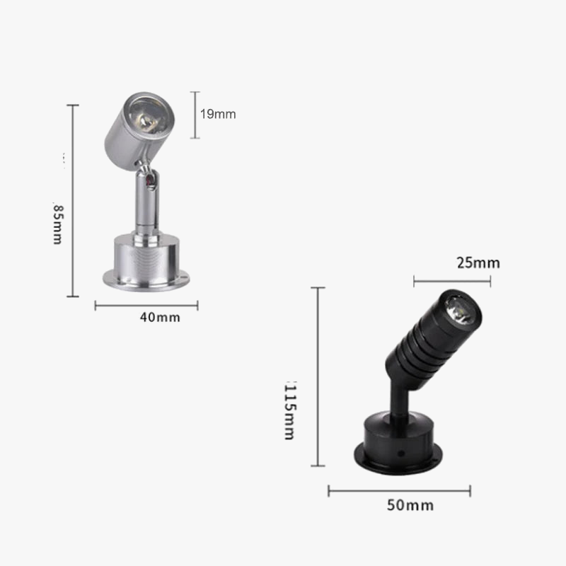 Spot — Lumineux LED rotatif pour armoire