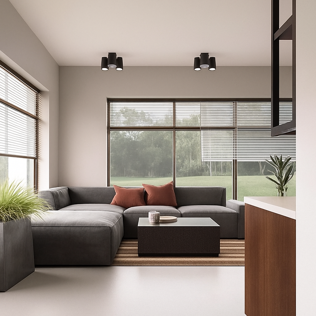 Spot moderne avec double LED en aluminium blanc Léane Dessin - Une Note Actuelle dans le Décor