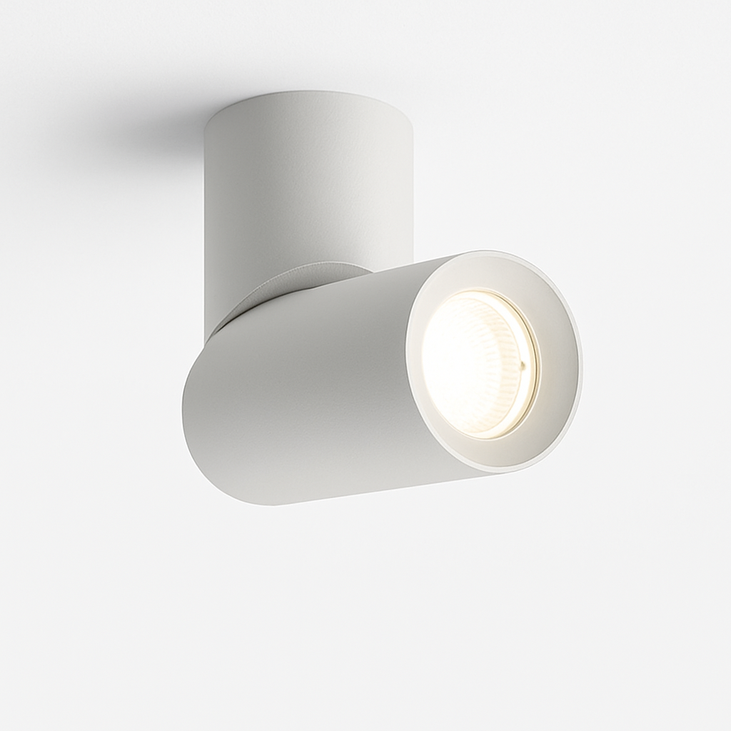 Spot moderne LED cylindrique amovible 90 degrés Maggy Cléa Prélude - Un Accent Géométrique Raffiné