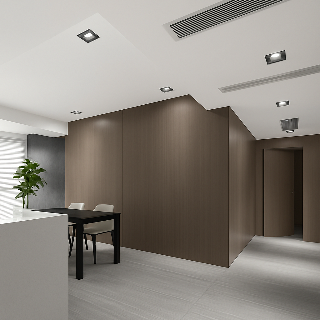 Spot moderne LED à focus réglable et forme encastrable carré Tiago Agathe Souffle - Un Accent Géométrique Raffiné