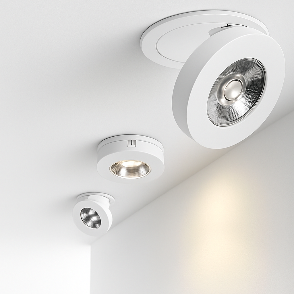 Spot — Moderne LED rond et orientable Slim