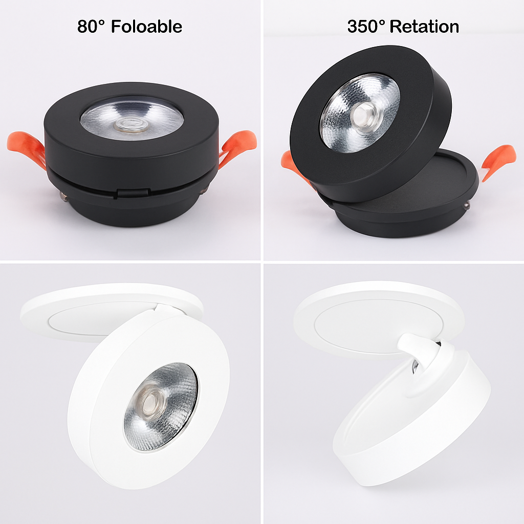 Spot — Moderne LED rond et orientable Slim