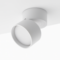 Spot moderne rond LED orientable Loft Aloïs Voile - Formes Arrondies & Harmonie Visuelle