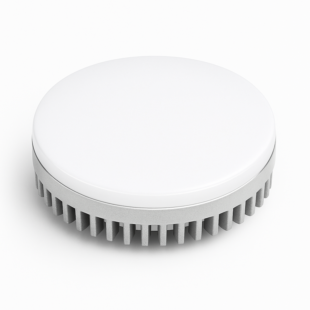 Spot moderne rond LED orientable Loft Aloïs Voile - Formes Arrondies & Harmonie Visuelle
