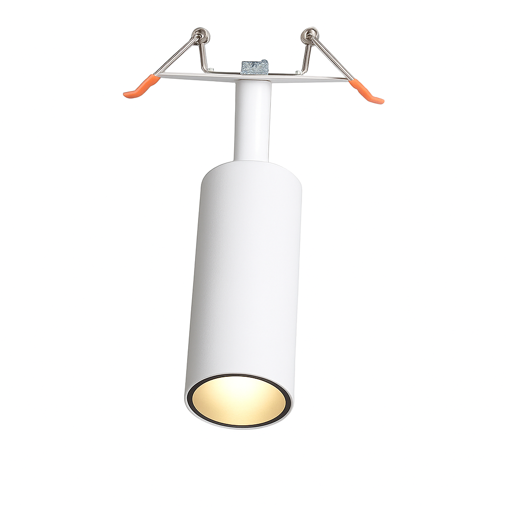 Spot — Plafond à LED tube directionnel blanc ou noir