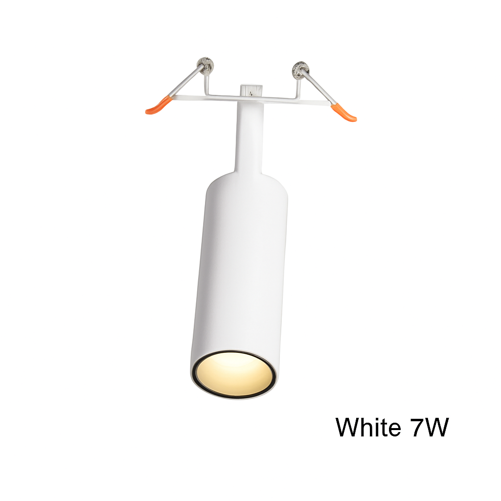 Spot — Plafond à LED tube directionnel blanc ou noir