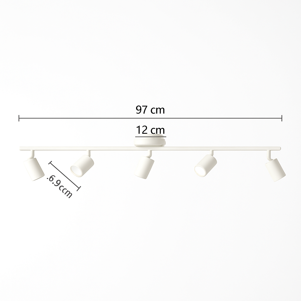 Spot — Plafond Salon Dressing Rail Éclairage Surface Chambre Vitrine
