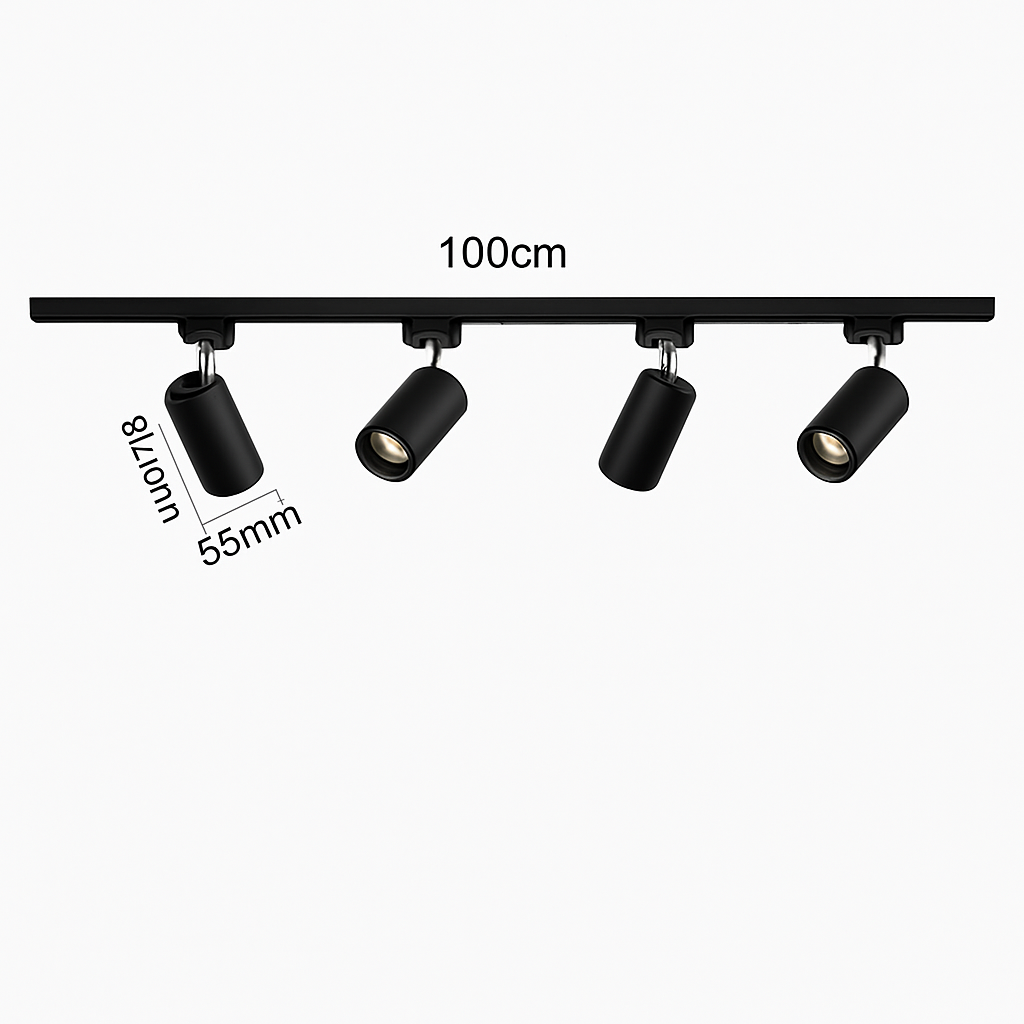 Spot — Plafond Salon Dressing Rail Éclairage Surface Chambre Vitrine