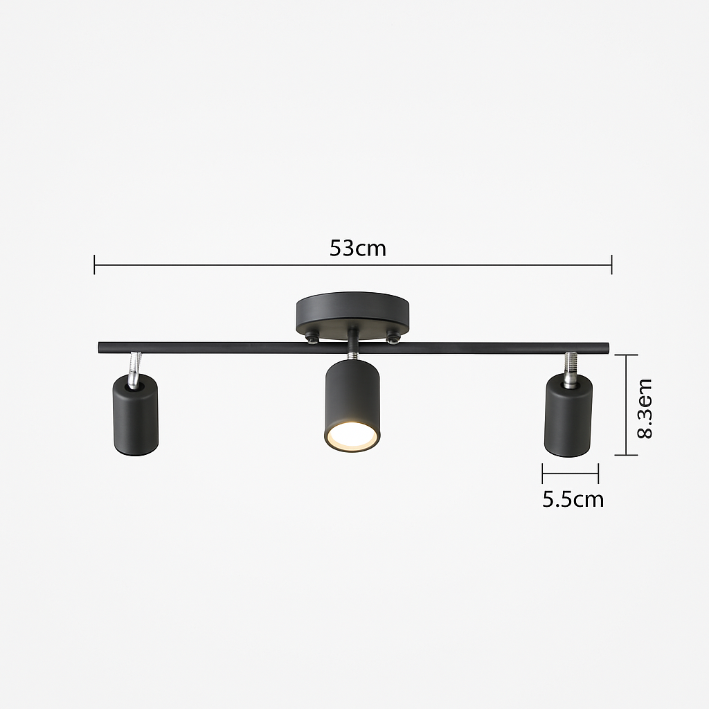 Spot — Plafond Salon Dressing Rail Éclairage Surface Chambre Vitrine