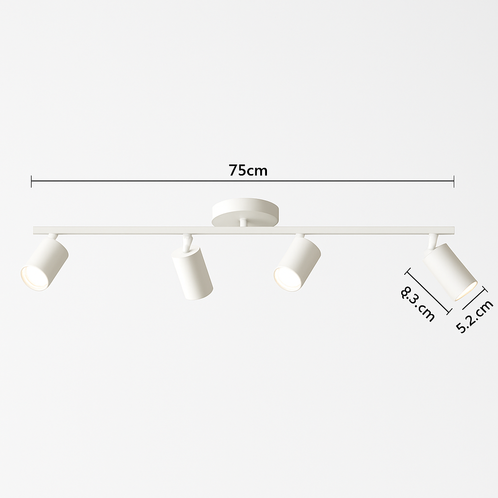 Spot — Plafond Salon Dressing Rail Éclairage Surface Chambre Vitrine