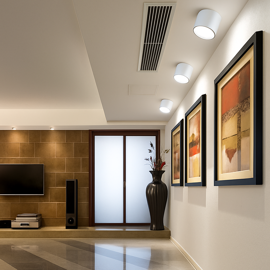 Spot rond LED avec orientation à 360° Estelle Balade - Courbes Douces & Décor Équilibré