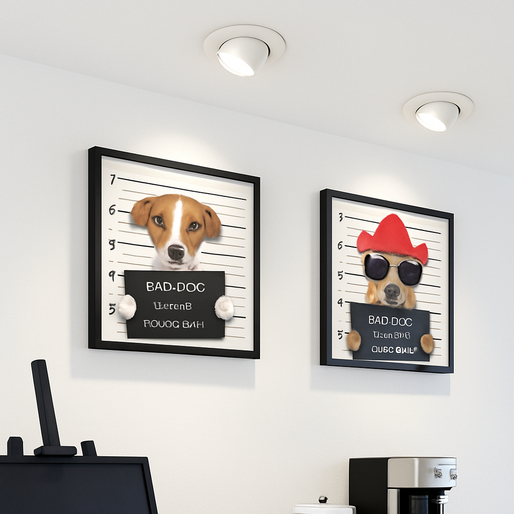 Spot rond à LED pivotable à 360° en aluminium blanc Ysée Quintette - Une Silhouette Tout en Rondeur