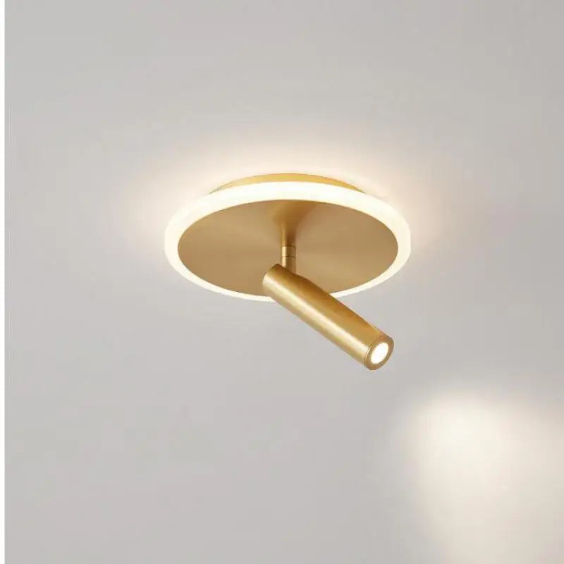 Spot rond led pour éclairage intérieur dans divers espaces Garance Ouverture en Cuivre - Reflets Délicats & Caractère Affirmé