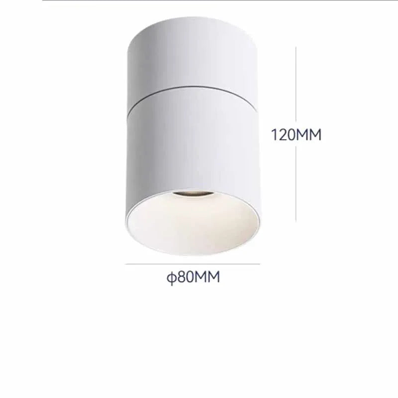 Spot rotatif 355 degrés éclairage directionnel bande pliable intérieur Éléonore Symphonie en Aluminium - Caractère & Élégance dans le Décor