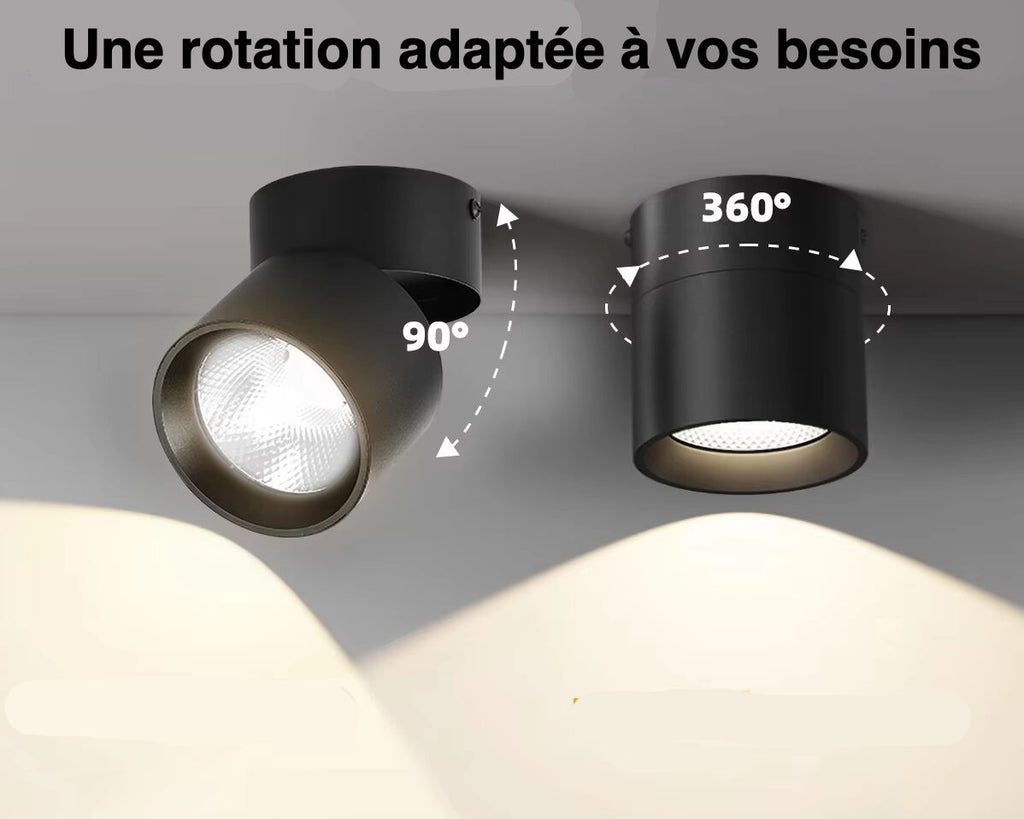 Spots LED orientables